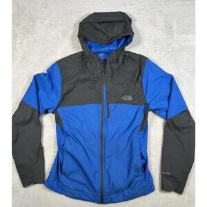 The North Face Ventrix Blue Gray Mens Medium Full Zip lightweight Jacket Running